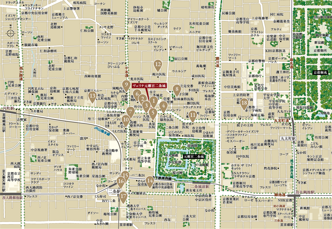 周辺地図-医療施設