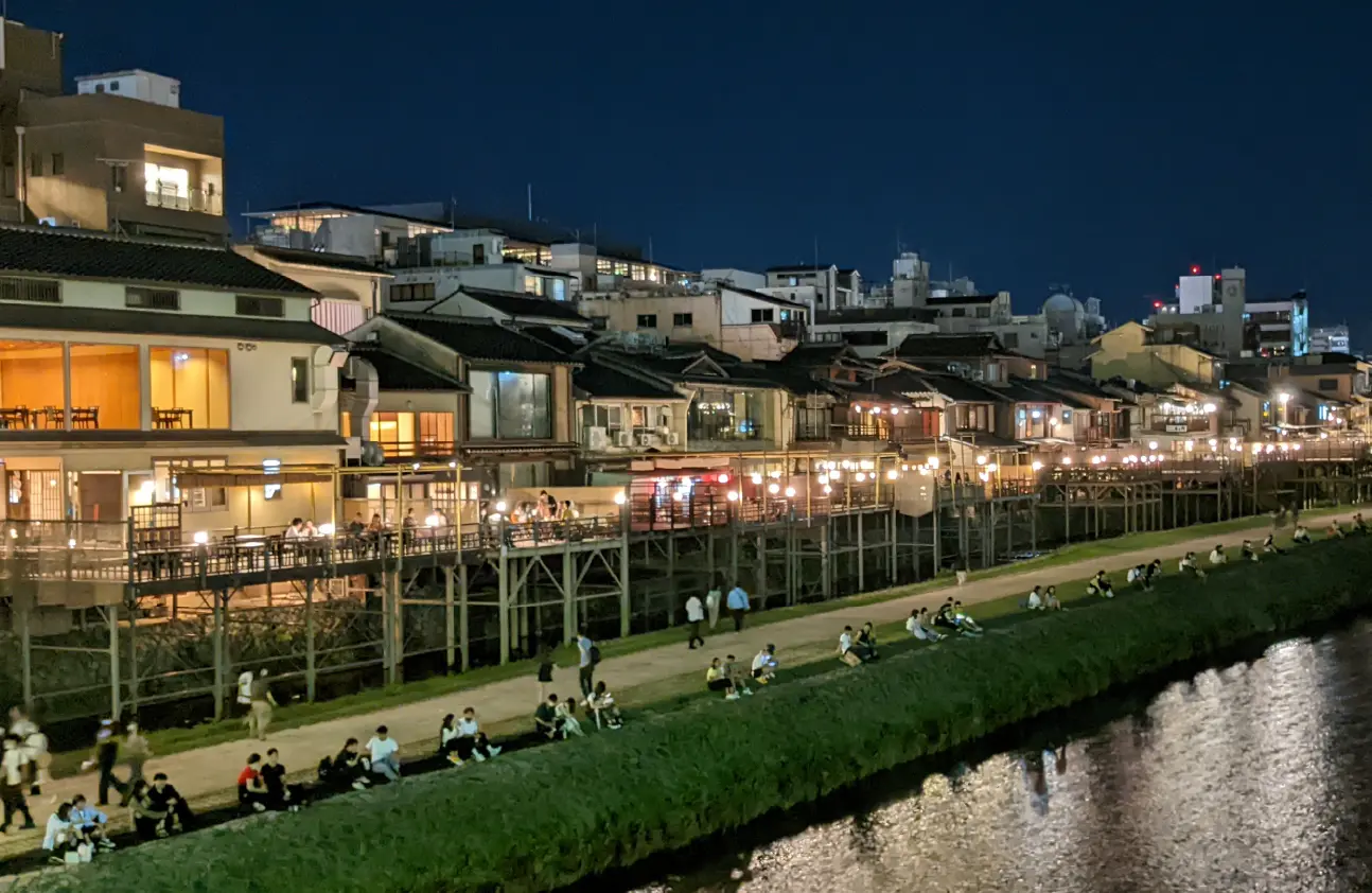 鴨川の納涼床