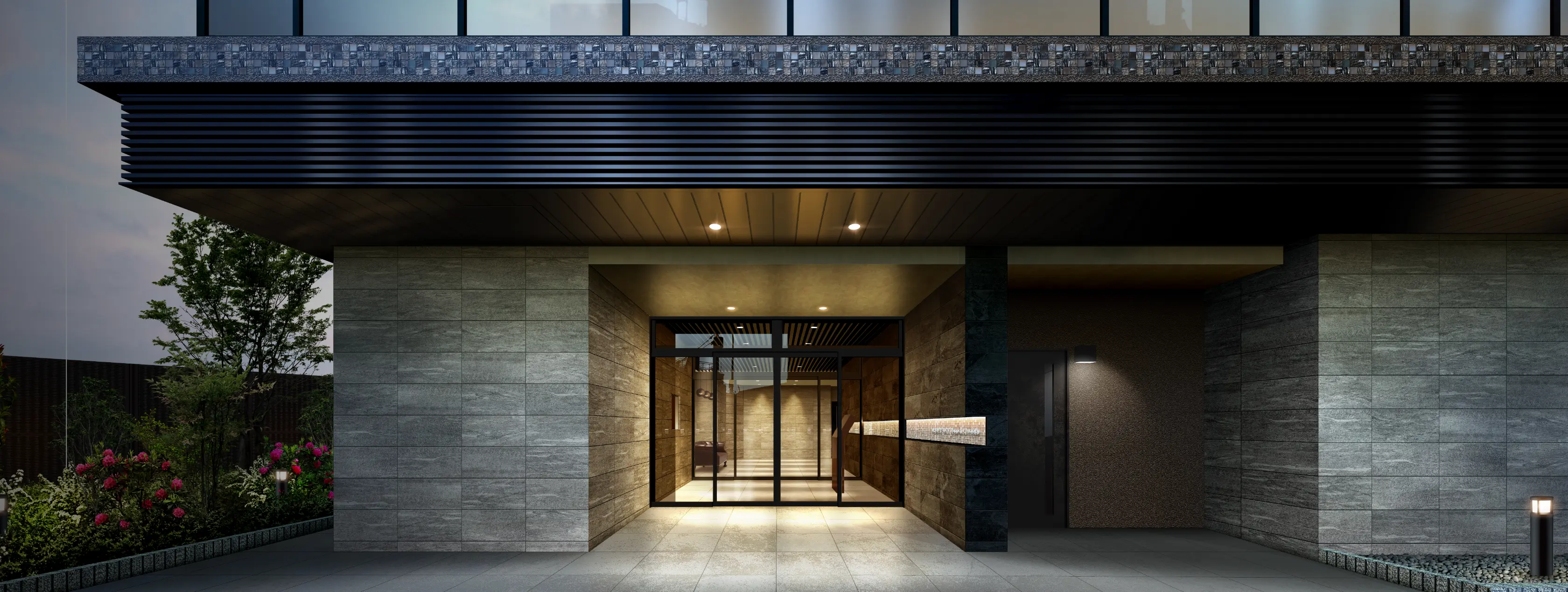 エントランスアプローチ完成予想図